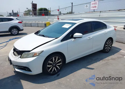 2014 Honda Civic Ex-L z USA, uszkodzony, nr VIN 19XFB2F90EE250083